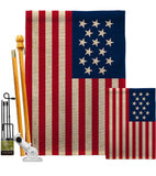 United States (1795-1818) - Nationality Flags of the World Impressions Decorative Flags HG141100 Made In USA