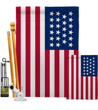 United States (1820–1822) - Nationality Flags of the World Impressions Decorative Flags HG141103 Made In USA