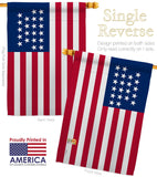 United States (1819–1820) - Nationality Flags of the World Impressions Decorative Flags HG141102 Made In USA