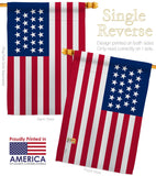 United States (1820–1822) - Nationality Flags of the World Impressions Decorative Flags HG141103 Made In USA