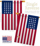 United States (1822-1836) - Nationality Flags of the World Impressions Decorative Flags HG141104 Made In USA