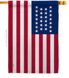 United States (1837–1845) - Nationality Flags of the World Impressions Decorative Flags HG141106 Made In USA