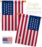 United States (1845–1846) - Nationality Flags of the World Impressions Decorative Flags HG141107 Made In USA