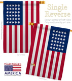 United States (1848–1851) - Nationality Flags of the World Impressions Decorative Flags HG141110 Made In USA