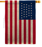 United States (1851–1858) - Nationality Flags of the World Impressions Decorative Flags HG141111 Made In USA