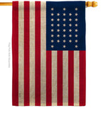 United States (1865–1867) - Nationality Flags of the World Impressions Decorative Flags HG141116 Made In USA