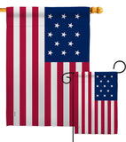 Flag of the United States (1777–1795) - Nationality Flags of the World Impressions Decorative Flags HG141099 Made In USA