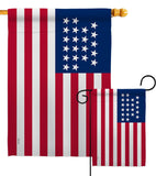 United States (1819–1820) - Nationality Flags of the World Impressions Decorative Flags HG141102 Made In USA