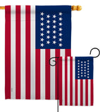 United States (1837–1845) - Nationality Flags of the World Impressions Decorative Flags HG141106 Made In USA