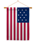 Flag of the United States (1777–1795) - Nationality Flags of the World Impressions Decorative Flags HG141099 Made In USA