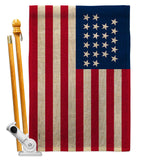 United States (1819–1820) - Nationality Flags of the World Impressions Decorative Flags HG141102 Made In USA