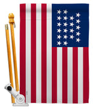 United States (1819–1820) - Nationality Flags of the World Impressions Decorative Flags HG141102 Made In USA