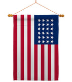 United States (1822-1836) - Nationality Flags of the World Impressions Decorative Flags HG141104 Made In USA