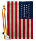 United States (1837–1845) - Nationality Flags of the World Impressions Decorative Flags HG141106 Made In USA