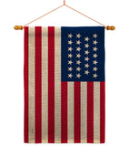 United States (1845–1846) - Nationality Flags of the World Impressions Decorative Flags HG141107 Made In USA