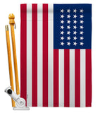 United States (1846–1847) - Nationality Flags of the World Impressions Decorative Flags HG141108 Made In USA