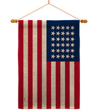 United States (1848–1851) - Nationality Flags of the World Impressions Decorative Flags HG141110 Made In USA