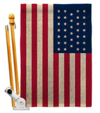 United States (1861-1863) - Nationality Flags of the World Impressions Decorative Flags HG141114 Made In USA