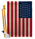 United States (1877–1890) - Nationality Flags of the World Impressions Decorative Flags HG141118 Made In USA