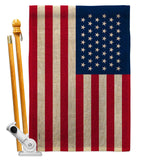 United States (1896–1908) - Nationality Flags of the World Impressions Decorative Flags HG141121 Made In USA