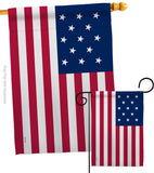 Flag of the United States (1777–1795) - Nationality Flags of the World Impressions Decorative Flags HG141099 Made In USA