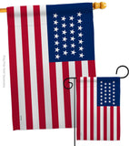 United States (1837–1845) - Nationality Flags of the World Impressions Decorative Flags HG141106 Made In USA