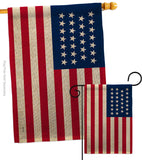 United States (1845–1846) - Nationality Flags of the World Impressions Decorative Flags HG141107 Made In USA