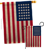 United States (1848–1851) - Nationality Flags of the World Impressions Decorative Flags HG141110 Made In USA