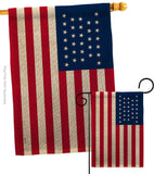 United States (1851–1858) - Nationality Flags of the World Impressions Decorative Flags HG141111 Made In USA