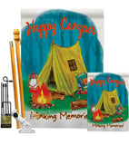 Making Memories - Outdoor Nature Vertical Impressions Decorative Flags HG109047 Made In USA