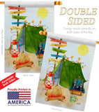 Travel & Camp - Outdoor Nature Vertical Impressions Decorative Flags HG137586 Made In USA