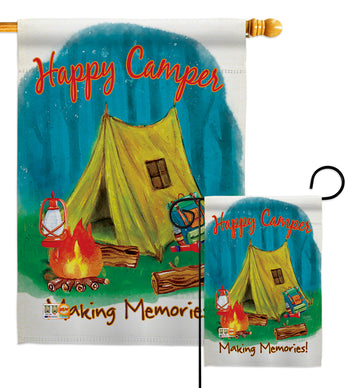 Making Memories - Outdoor Nature Vertical Impressions Decorative Flags HG109047 Made In USA