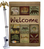 Call Of The Wilderness - Outdoor Nature Vertical Impressions Decorative Flags HG109048 Made In USA