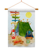 Travel & Camp - Outdoor Nature Vertical Impressions Decorative Flags HG137586 Made In USA