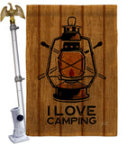 Love Camping - Outdoor Nature Vertical Impressions Decorative Flags HG137602 Made In USA
