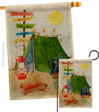 Travel & Camp - Outdoor Nature Vertical Impressions Decorative Flags HG137586 Made In USA