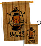 Love Camping - Outdoor Nature Vertical Impressions Decorative Flags HG137602 Made In USA