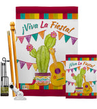 Viva La Fiesta - Party & Celebration Special Occasion Vertical Impressions Decorative Flags HG137112 Made In USA