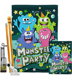 Monster Party - Party & Celebration Special Occasion Vertical Impressions Decorative Flags HG192167 Made In USA