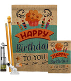 Birthday to You - Party & Celebration Special Occasion Vertical Impressions Decorative Flags HG192197 Made In USA