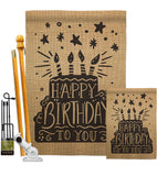 Happy Birthday to You - Party & Celebration Special Occasion Vertical Impressions Decorative Flags HG192223 Made In USA