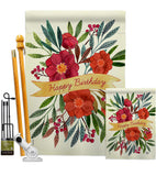 Happy Birthday - Party & Celebration Special Occasion Vertical Impressions Decorative Flags HG192449 Made In USA