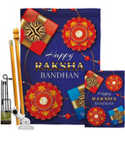 Rakhi Purnima - Party & Celebration Special Occasion Vertical Impressions Decorative Flags HG192629 Made In USA