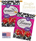 It's Bunco Time! - Party & Celebration Special Occasion Vertical Impressions Decorative Flags HG115098 Made In USA