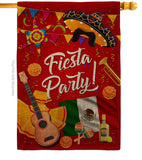 Fiesta Party - Party & Celebration Special Occasion Vertical Impressions Decorative Flags HG115176 Made In USA