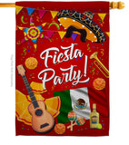 Fiesta Party - Party & Celebration Special Occasion Vertical Impressions Decorative Flags HG115176 Made In USA