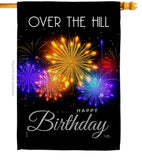 Over The Hill - Party & Celebration Special Occasion Vertical Impressions Decorative Flags HG115259 Made In USA