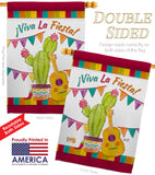 Viva La Fiesta - Party & Celebration Special Occasion Vertical Impressions Decorative Flags HG137112 Made In USA