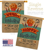 Birthday to You - Party & Celebration Special Occasion Vertical Impressions Decorative Flags HG192197 Made In USA