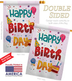 Cute Birthday - Party & Celebration Special Occasion Vertical Impressions Decorative Flags HG192209 Made In USA